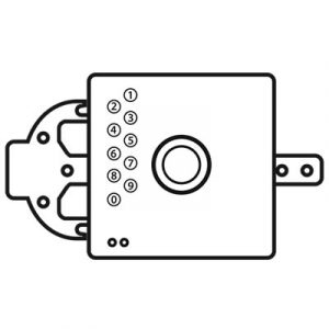 Loxal Block Lock illustration/icon