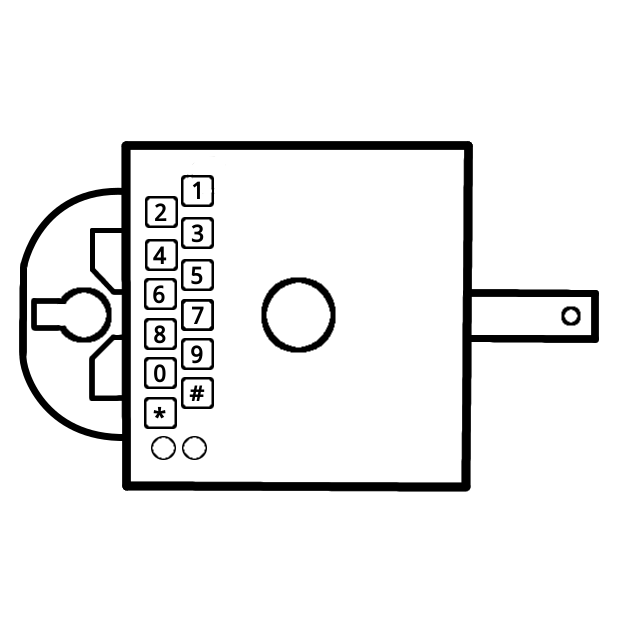 block2dimage Loxal Block Lock illustration/icon